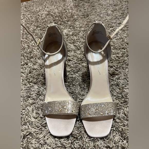 Betsey Johnson Shoes - Betsey Johnson Glittering Gold Heels